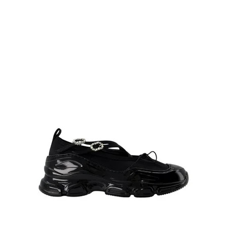 Simone Rocha Female Classic Criss Cross Tracker Sneakers - Pvc - Black Black Sizes EU 34-50 2/3 | Walmart (US)