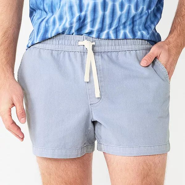 Men's Sonoma Goods For Life® 5" Everyday Textured Twill Pull-On Shorts | Kohl's