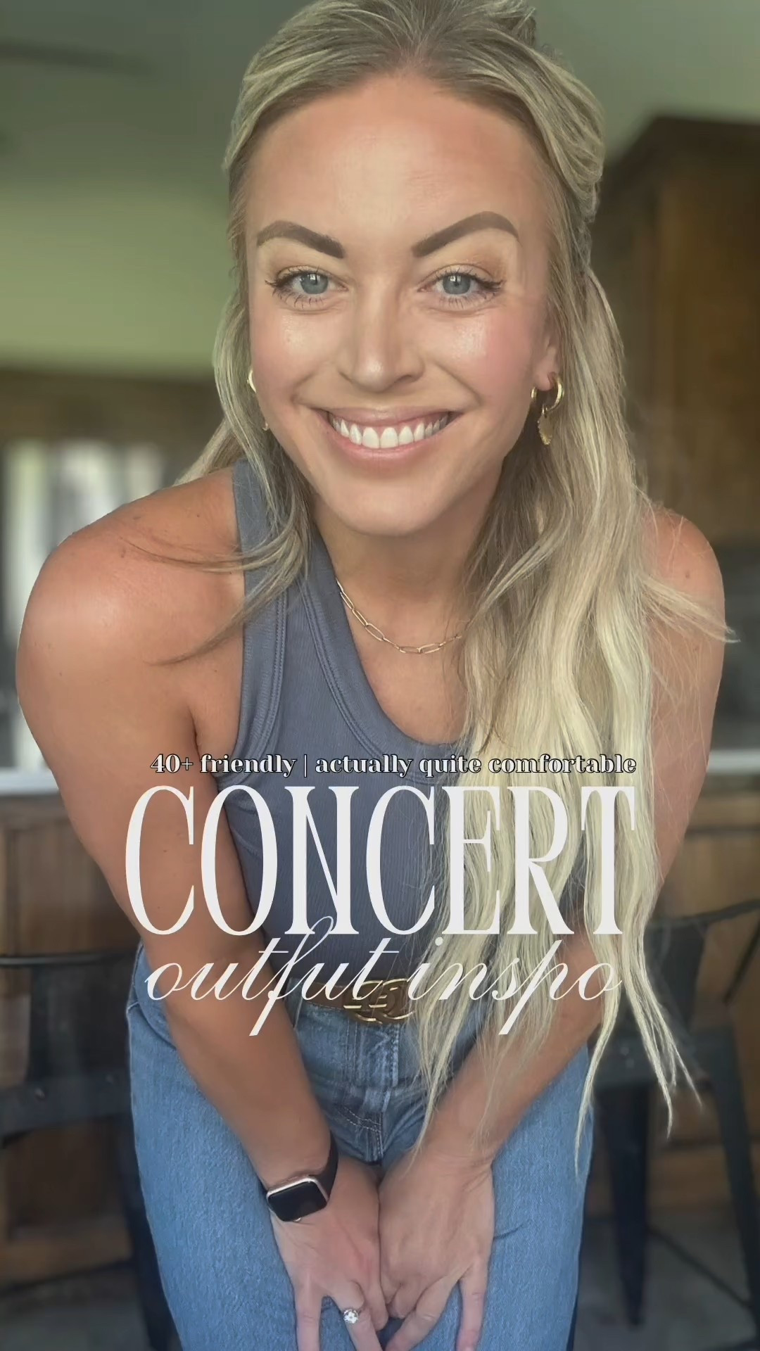 🎶 Concert but with Comfort and make it cute. Because we’re not 22 anymore… and that’s the way we like it.

For the record, I’m 5’1, 140 pounds and wear a size medium. I actually cut a raw him on these jeans because I wanted them to fit wide leg and fall so as still to show off my adorable leopard print sandals. 🐆



#LTKPetite #LTKStyleTip #LTKOver40