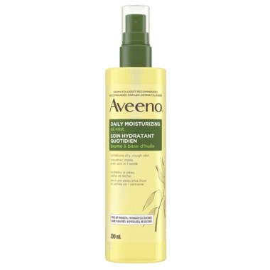 Aveeno Daily Moisturizing Dry Body Oil Mist with Oat and Jojoba Oils | Well.ca