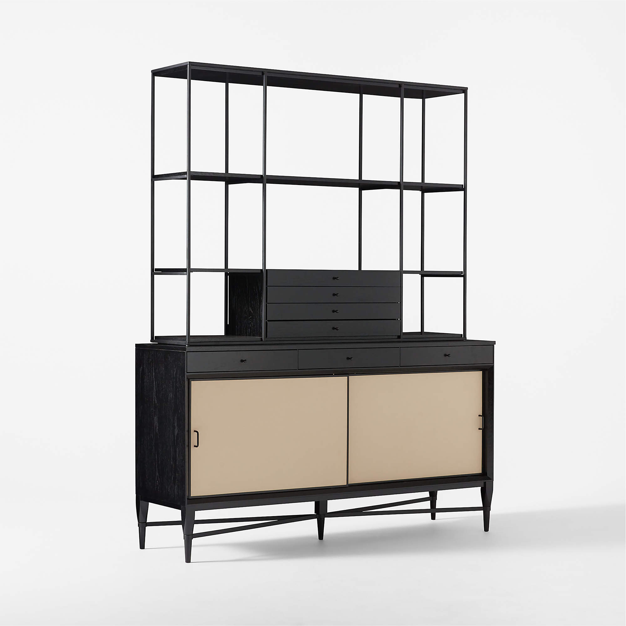 Connoisseur Console Cabinet and Hutch Model 1095 | CB2 | CB2