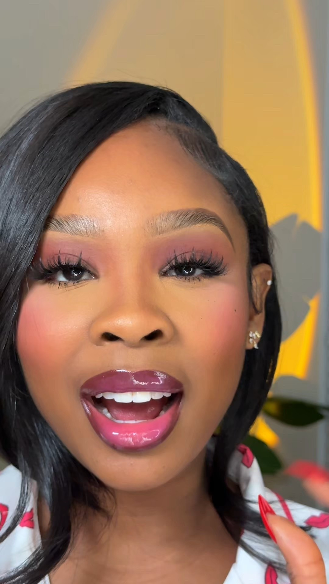Soft berry lip combo 👄