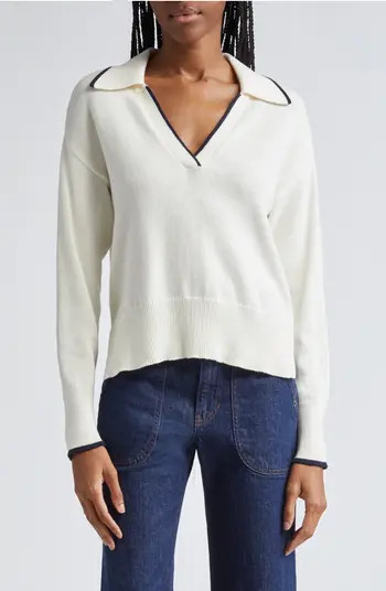 Koko Johnny Collar Polo Sweater | Nordstrom