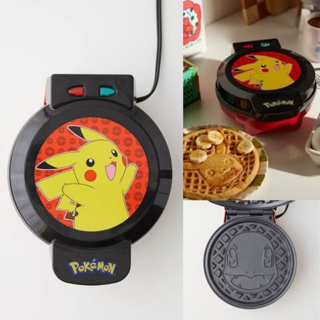 Pokémon Waffle Maker - Pikachu and Charmander 

#miniwafflemaker #pokemon #pikachu #charmander  #pokemongiftideas

#LTKfamily #LTKhome #LTKFind