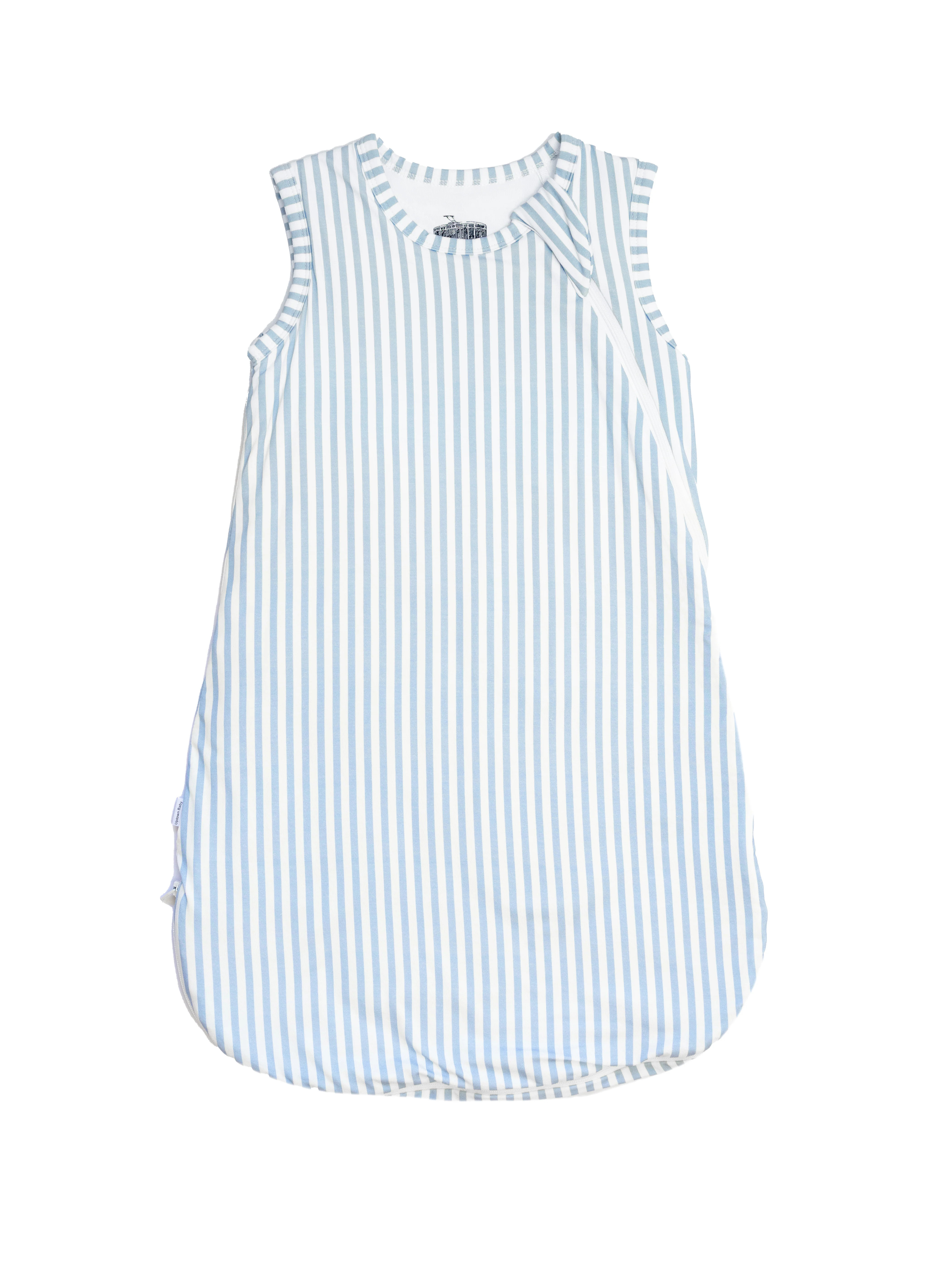 Sleep Bag - Cabana Stripe Light Blue / 0-6 months | The Uptown Baby