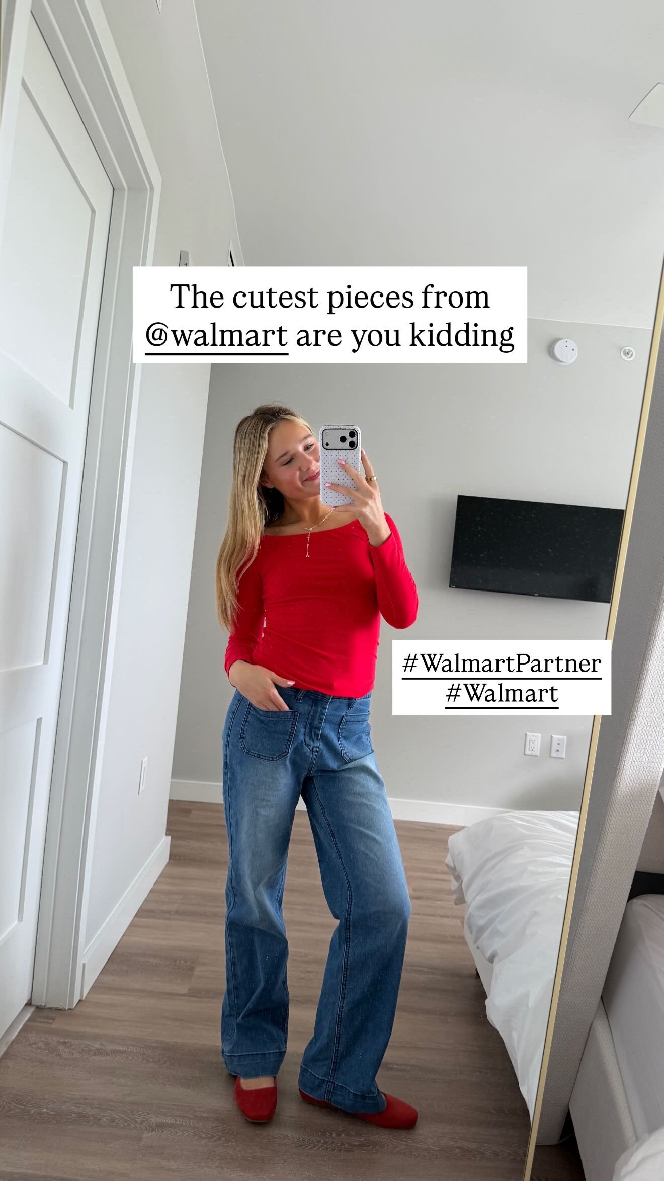 yes I’m already back to school shopping what about ittttt 🤭 anyways could not be more happy with my outfits from @‌walmart this is such a slay 🤌 #WalmartPartner #Walmart #ootd #outfitinspo #collegelife 

 
