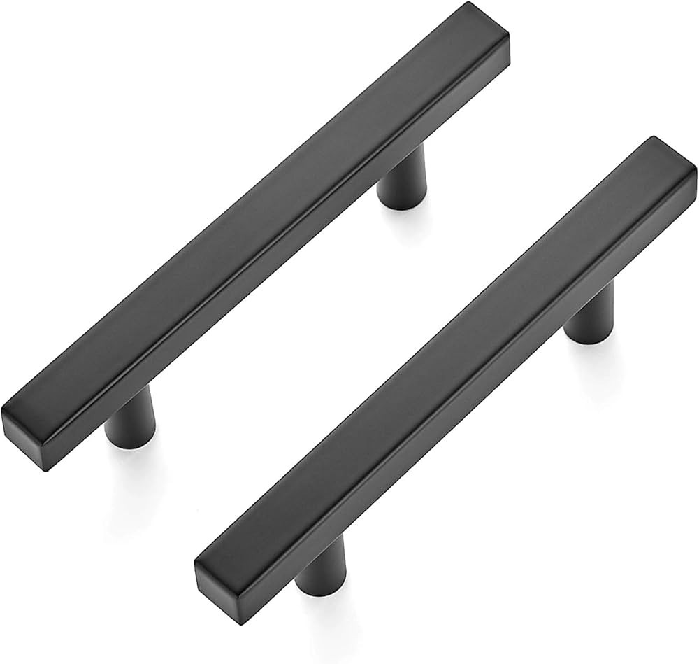 Ravinte 30 Pack 5 inch Square Cabinet Pulls Matte Black Stainless Steel Kitchen Drawer Pulls Cabi... | Amazon (US)