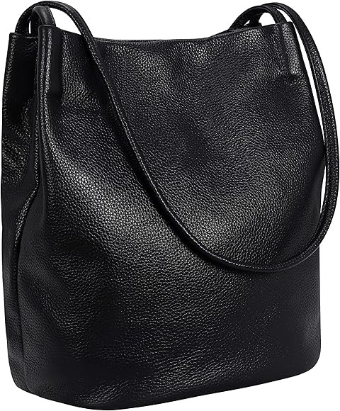 Iswee Genuine Leather Purse Shoulder Bag Totes Handbags for Women | Amazon (US)
