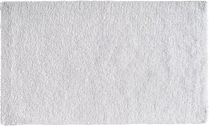 Amazon Basics Everyday Cotton Bath Rug, 20" x 34", White | Amazon (US)