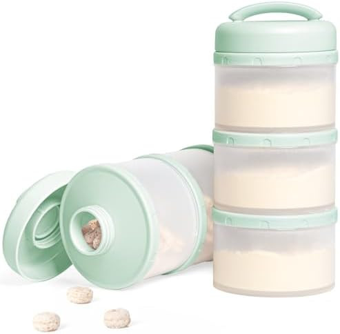 Termichy Stackable Formula Dispenser Portable: Milk Powder Container to go | Amazon (US)
