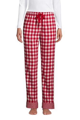 Draper James x Lands' End Women's Flannel Pajama Pants | Lands' End (US)