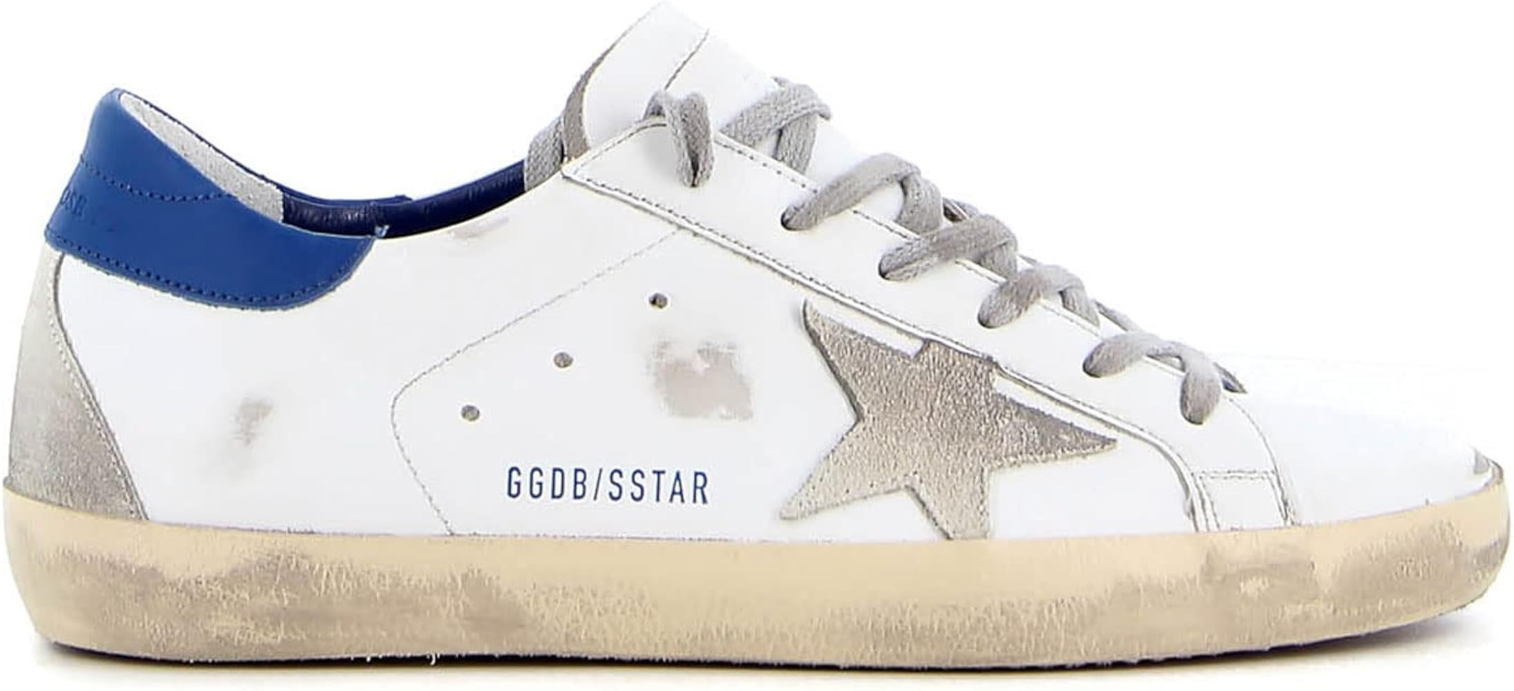 Golden Goose Super-Star Leather Upper and Heel Suede Star and Heel Womens Sneaker GWF00102-F002181-1 | Amazon (US)