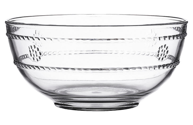 Isabela Acrylic Berry Bowl, Clear | One Kings Lane