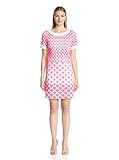 JB by Julie Brown Women's Printed Shift Dress, Pink Rose Cliff, M | Amazon (US)