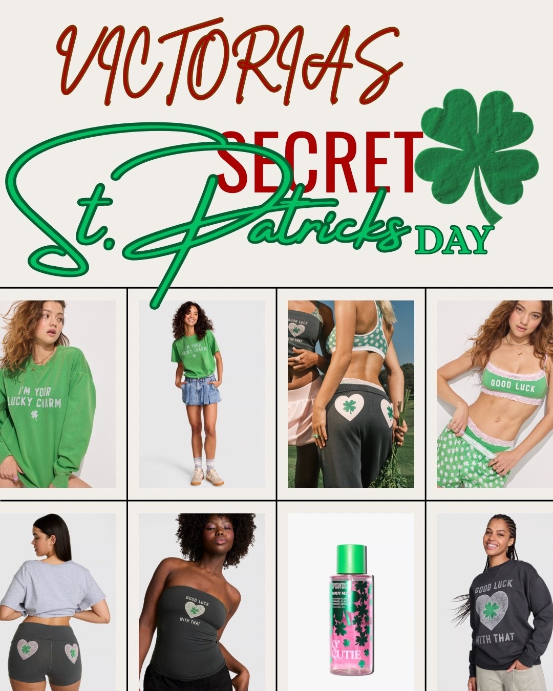 Victorias Secret Cute St.Patricks Day 

#LTKSeasonal #LTKU #LTKActive