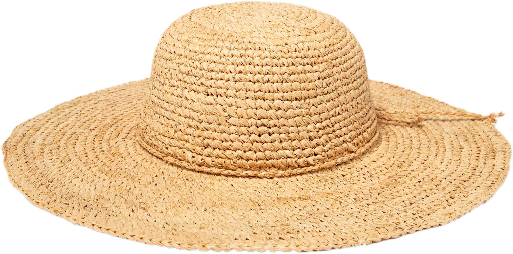 San Diego Hat Company Women's Large Brim Raffia Hat, Natural | Amazon (US)