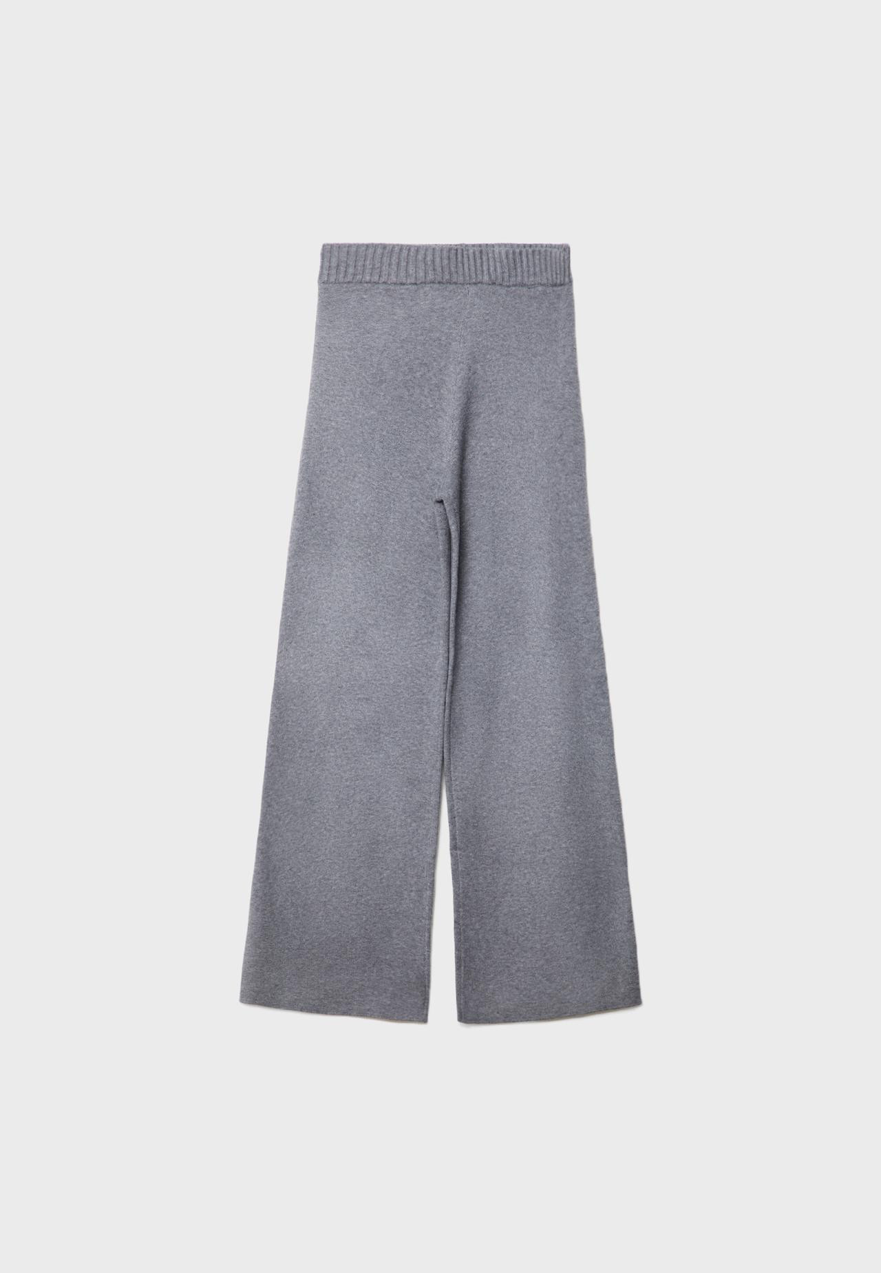 Wide-leg knit trousers | Stradivarius (UK)