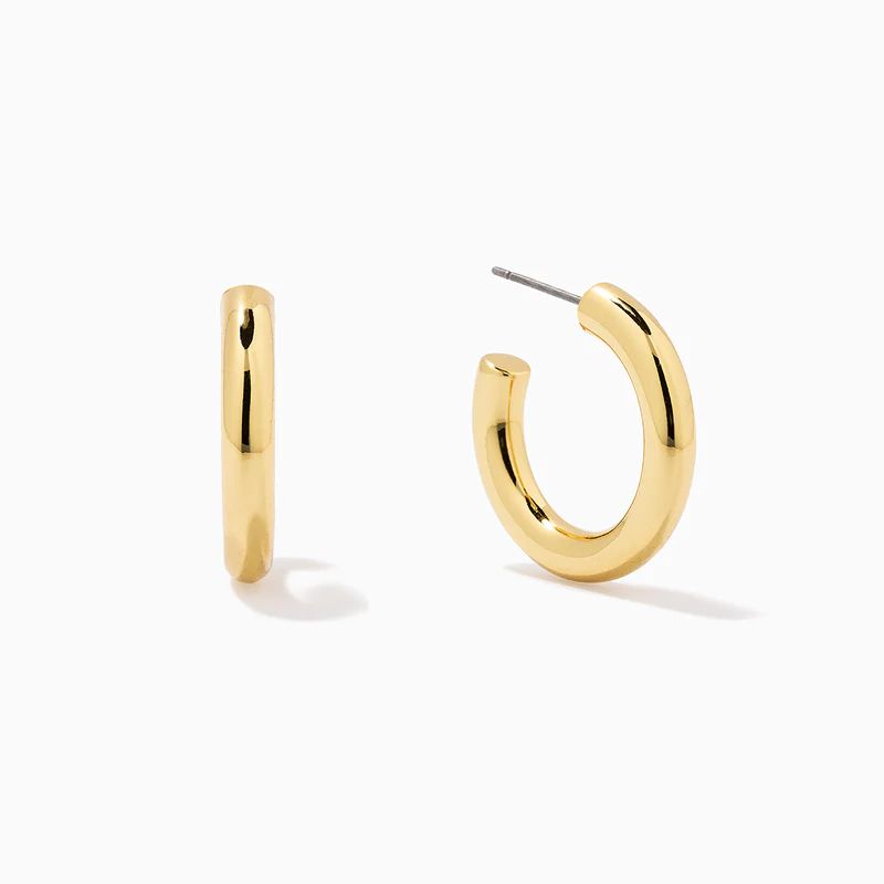 Classic Thick Gold Hoops | Uncommon James