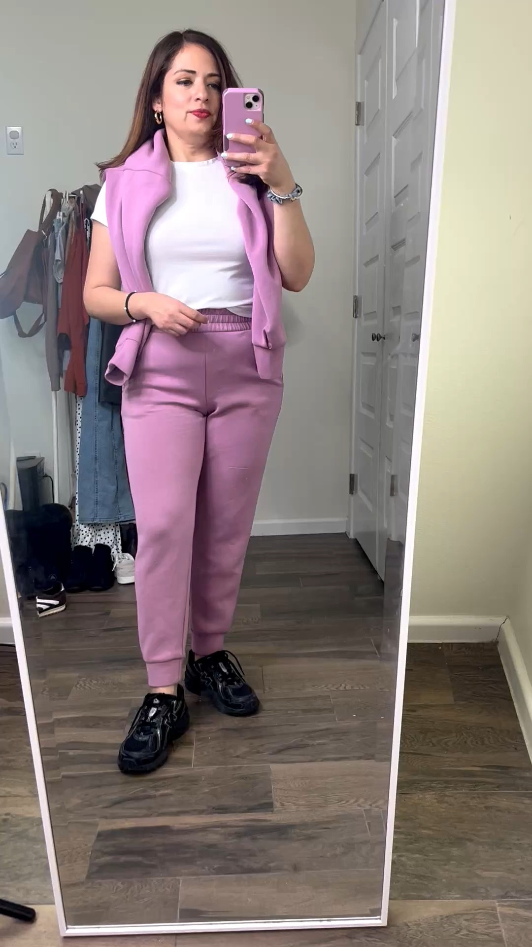 Love the jogger pants from old navy they come in a bunch of colors great to wear for lounging or running wearing a size medium 
Crop tshirt size medium such a great basic had for couple years both are 50% off 



#LTKPetite #LTKSaleAlert