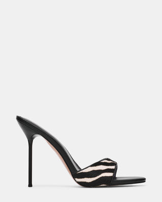 Steve Madden Women's Davina Mule Heels - Zebra - Size 6 - Leather | Steve Madden (US)