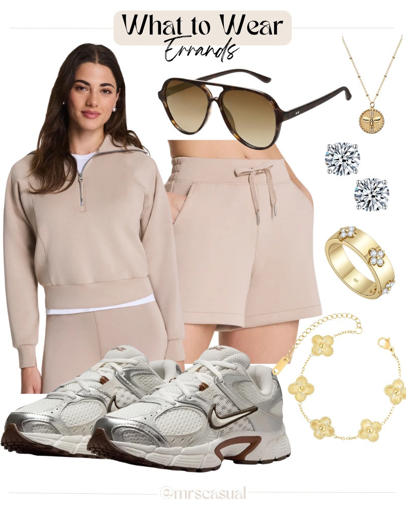 Proof that comfy can still look put together. This neutral set is perfect for errands, travel days, and everything in between. ✨ 🔗⬇️
