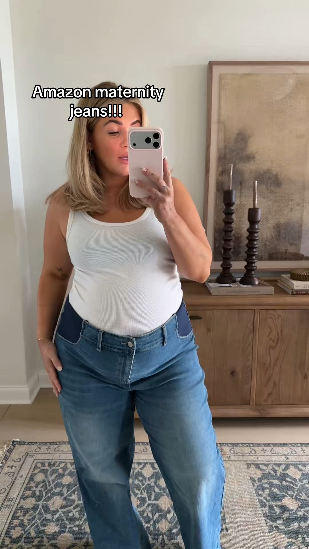 Loving these maternity jeans from Amazon👏🏼

#LTKBump #LTKootd #LTKSpringSale