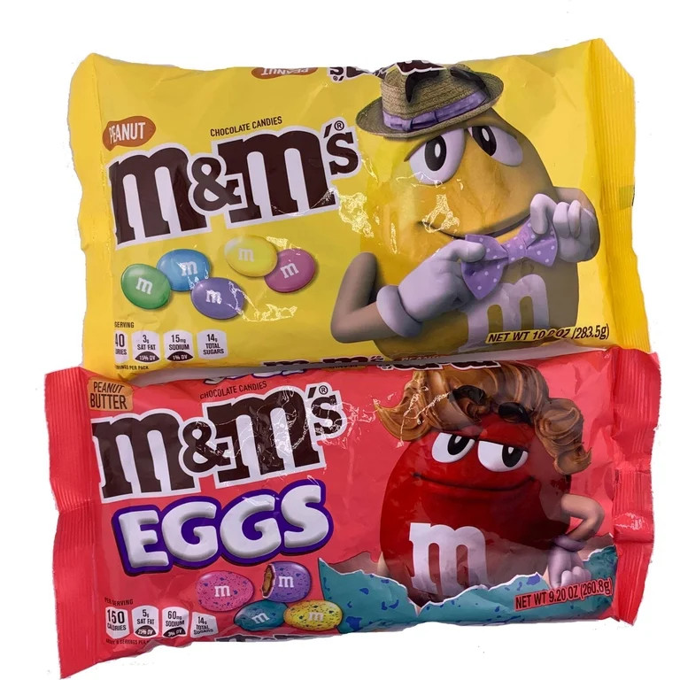 Easter MM's Eggs Bulk Easter Candy Variety Pack of Peanut and Peanut Butter MMs Easter Eggs. Choc... | Walmart (US)