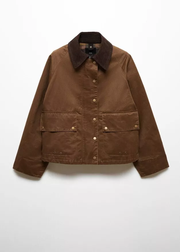 Oversized Teddy-fleece-lined Jacket - Brown - Ladies