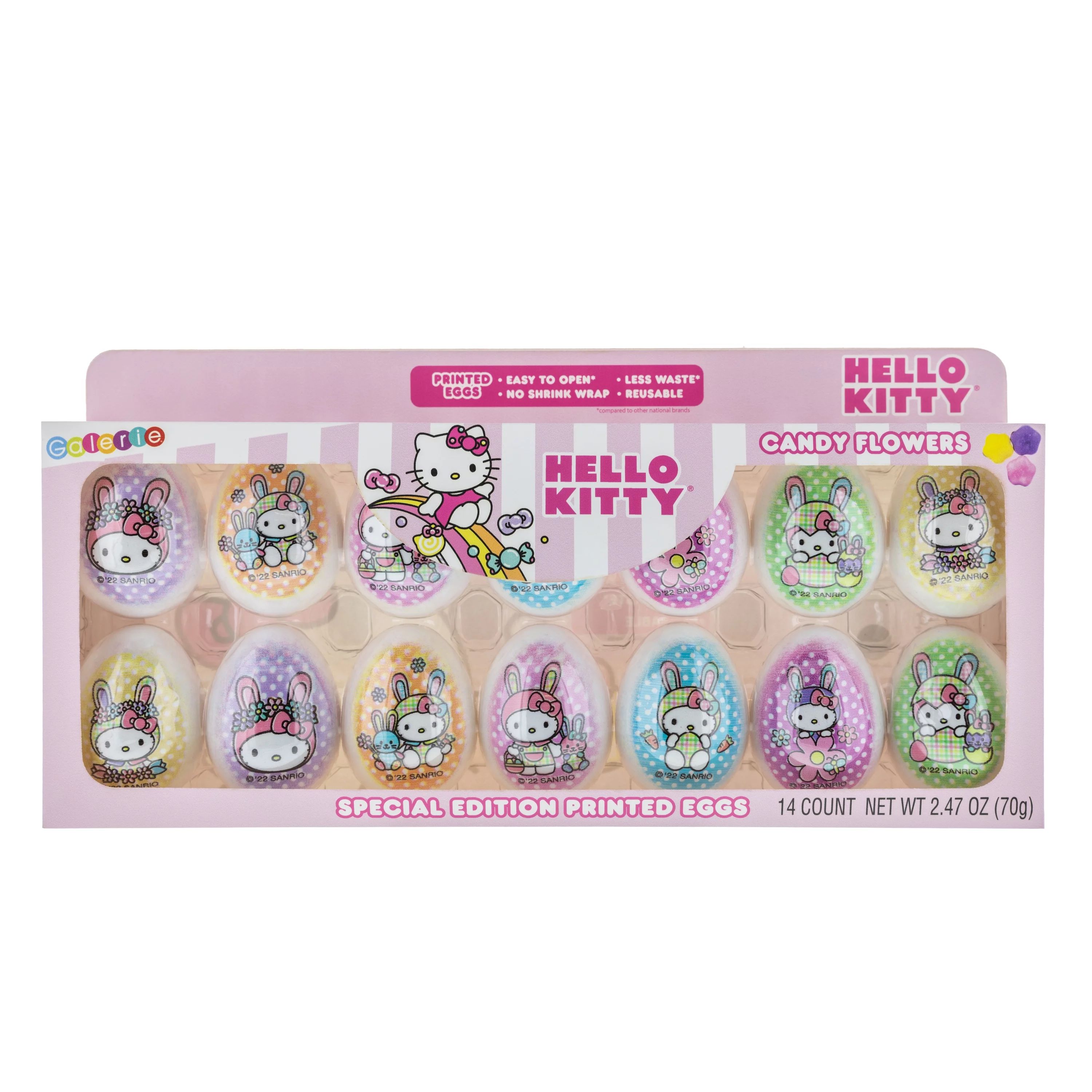 Galerie Hello Kitty® 14 Count Special Edition Printed Eggs with Candy, 2.47 oz | Walmart (US)