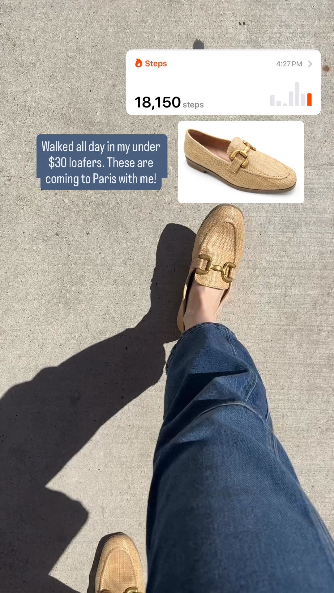 10K step tested budget loafers from Walmart. Size up 1/2. Under $30 