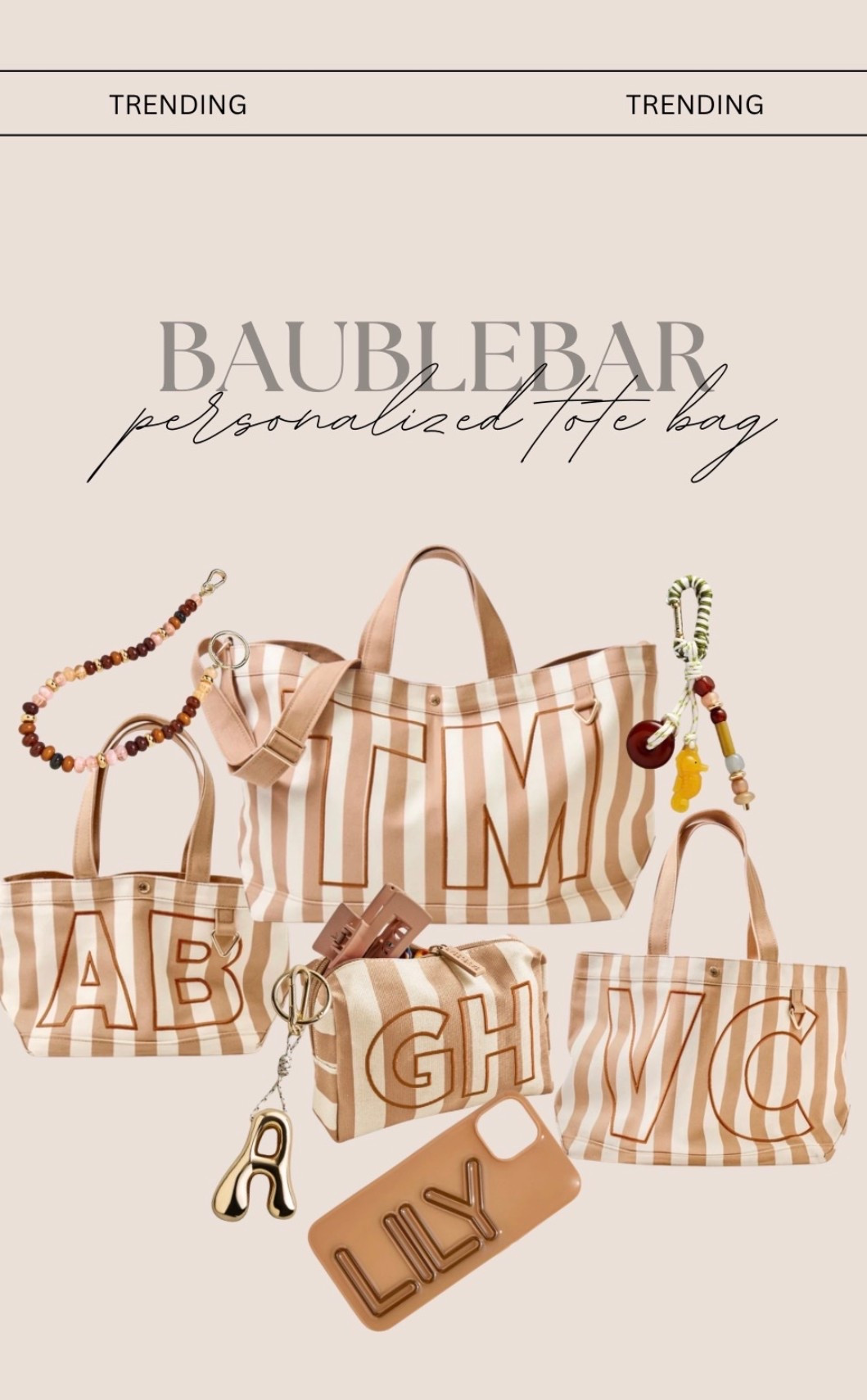 Personalized tote bag, for everyday mom life, work, etc. makes the perfect gift! 

#baublebar #baublebartote #personalizedtotebag #fallbag #trendingbags #trendybag #mombag #everydaybag #giftideasforher #giftideasformom #momgifts #friendsgivinggiftideas #fallstyle #bestsellers #stripedtote #monogramtote #totebag #makeupbag #bagcharms #teengifts #mombag #phonecase #fallfinds #personalizedgifts

#LTKgrwm #LTKmomlife #LTKSeasonal