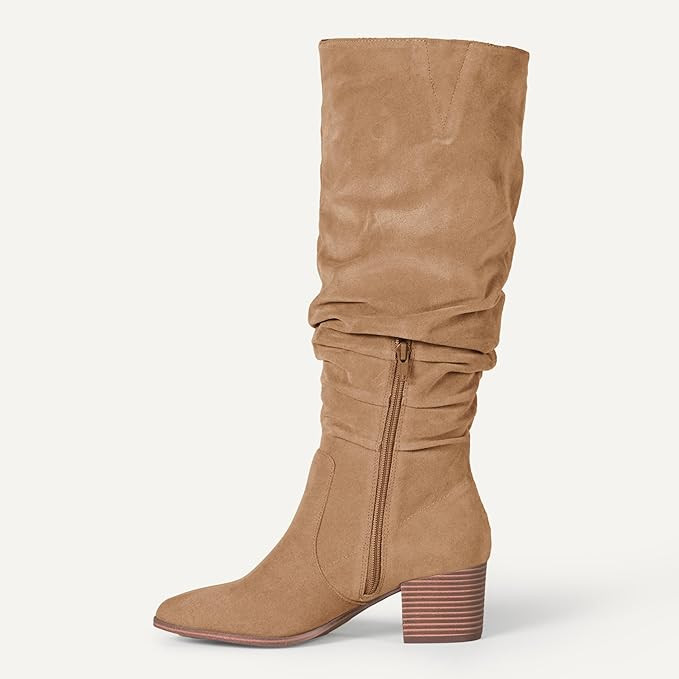 Amazon Essentials Women's Tall Block Heel Boots | Amazon (US)