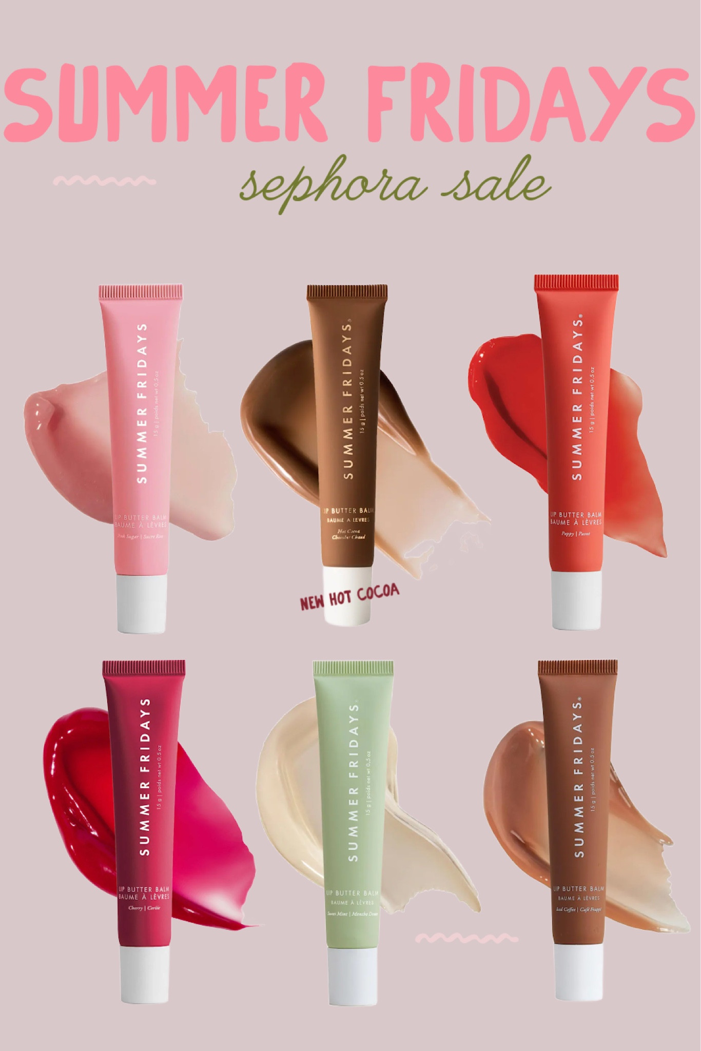 Summer Fridays sale at Sephora 💛 loving the new hot cocoa ✨

#LTKSeasonal #LTKHoliday #LTKGiftGuide