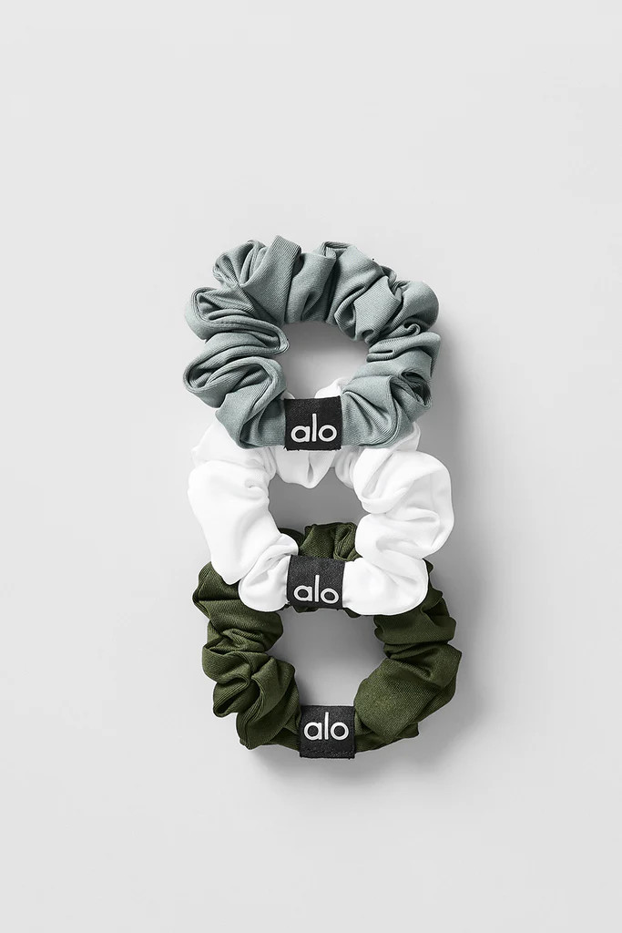 Fresh Mini Scrunchie 3-Pack | Alo Yoga (US)