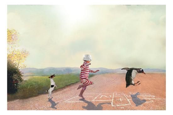 'Hopscotch' Art Print - Nancy Tillman | Art.com | Art.com