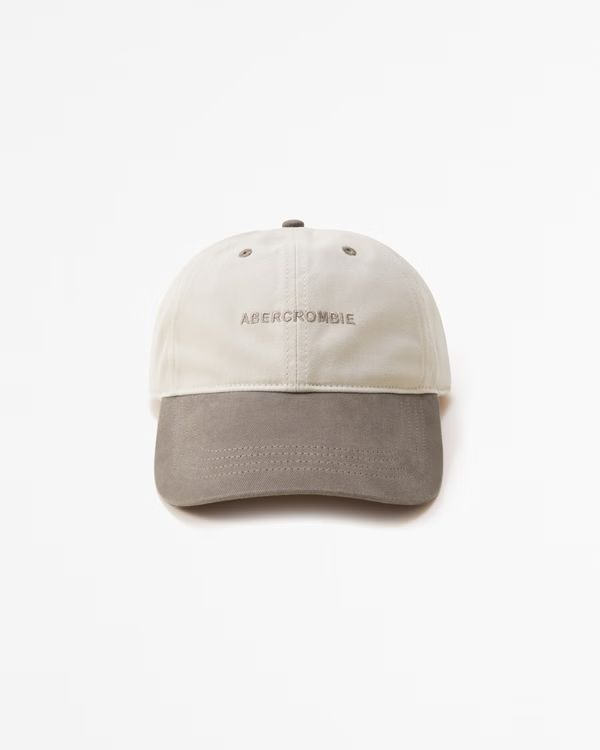 Women's Small-Scale Logo Baseball Hat | Women's 20% Off Select Styles | Abercrombie.com | Abercrombie & Fitch (US)
