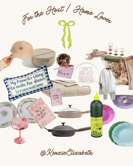 Gift guide for the host / home lover! All different price points!! #giftguide 