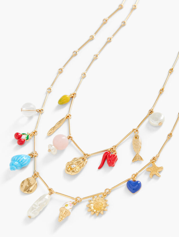 Summer Charm Layered Necklace | Talbots