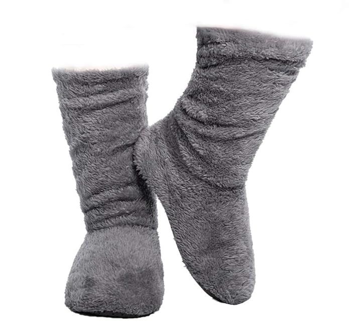 FRALOSHA Women's Slipper Sock Coral Velvet Indoor Spring-Autumn Super Soft Warm Cozy Fuzzy Lined ... | Amazon (US)