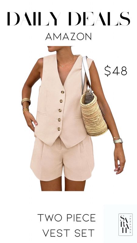 Two piece set
Two piece vest set
Button up vest
Chic outfit 
Neutral outfit 
Amazon set
Amazon finds
Spring style 





#LTKfindsunder50 #LTKworkwear #LTKSeasonal