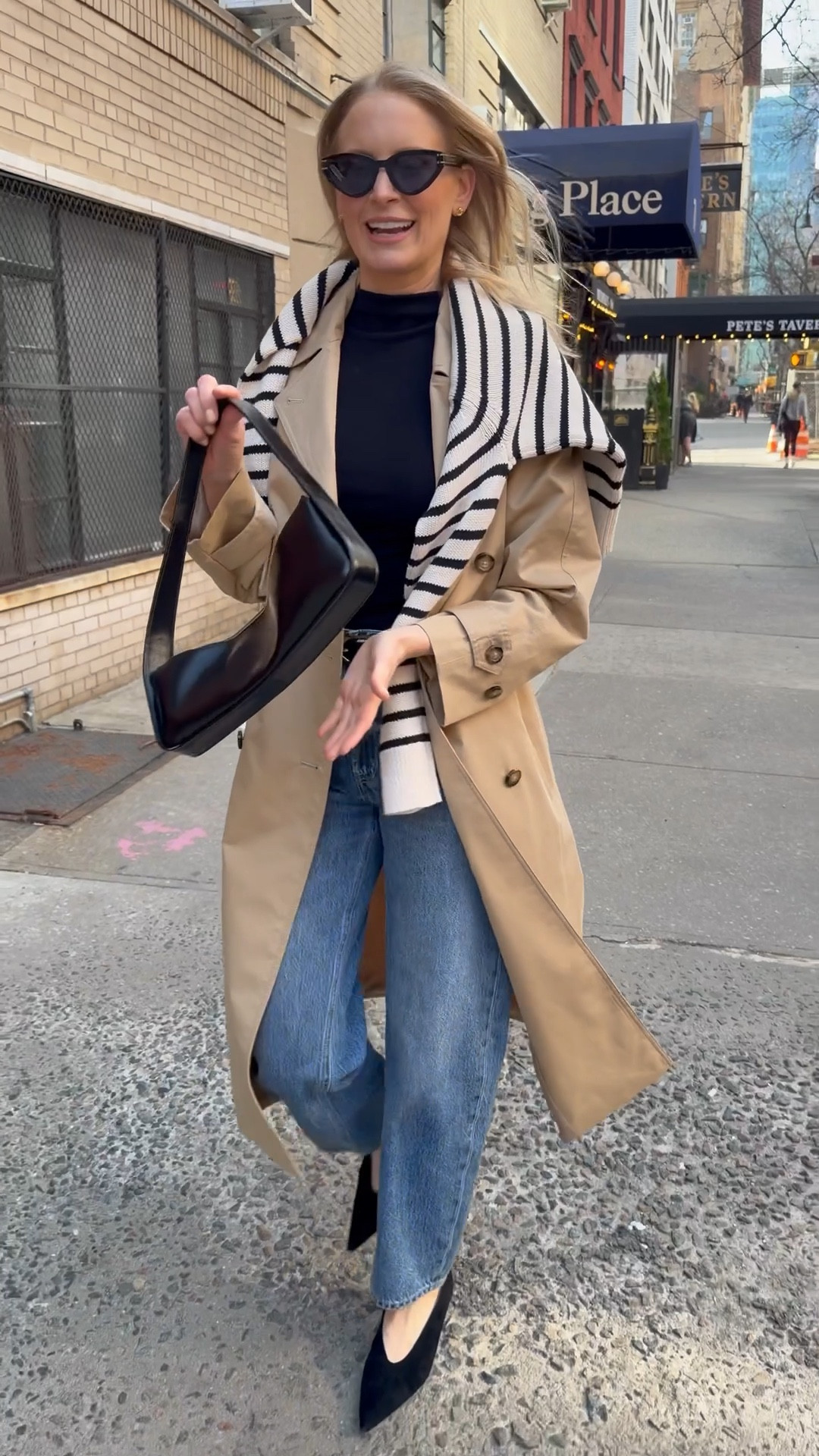 Yesterday’s outfit for another unusually beautiful day for March in NYC! 

#LTKootd