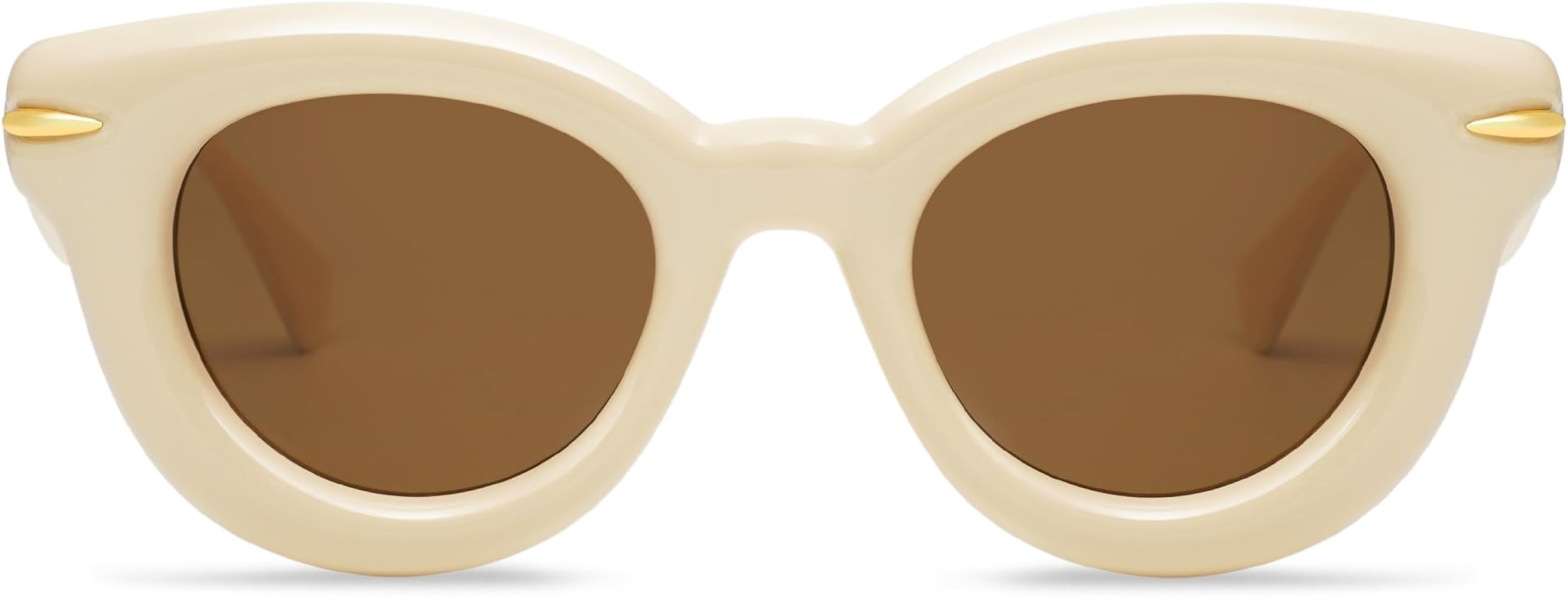 Appassal Cute Round Inflated Sunglasses for Women Men Trendy Chunky Glasses Thick Funny Mask Shad... | Amazon (US)