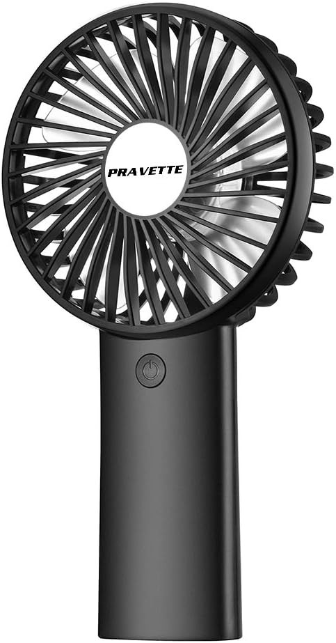 Personal Fan, PRAVETTE Portable Mini Handheld Fan with 4000mAH Rechargeable Batteries, 8-18 Hours... | Amazon (US)