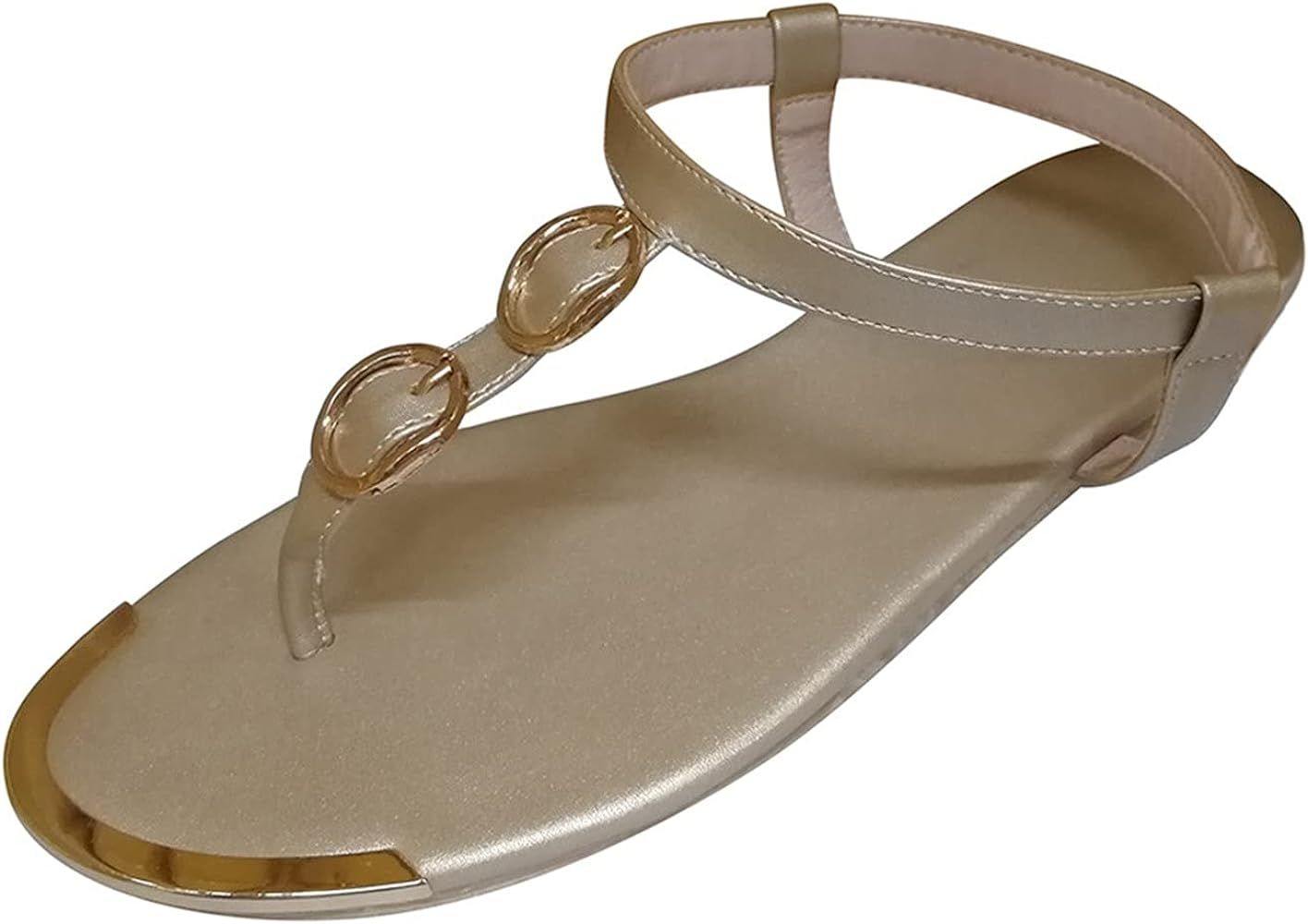 Sandals for Women Flat, Ulanda Women's Ladies Crystal Butterfly Flip Flops Sandals Casual Beach T... | Amazon (US)