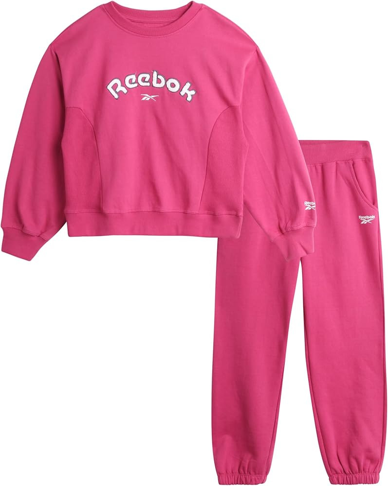Reebok Girls' Jogger Set - 2 Piece Tie Dye Hoodie and Sweatpants Sweatsuit (Size: 4-12) | Amazon (US)