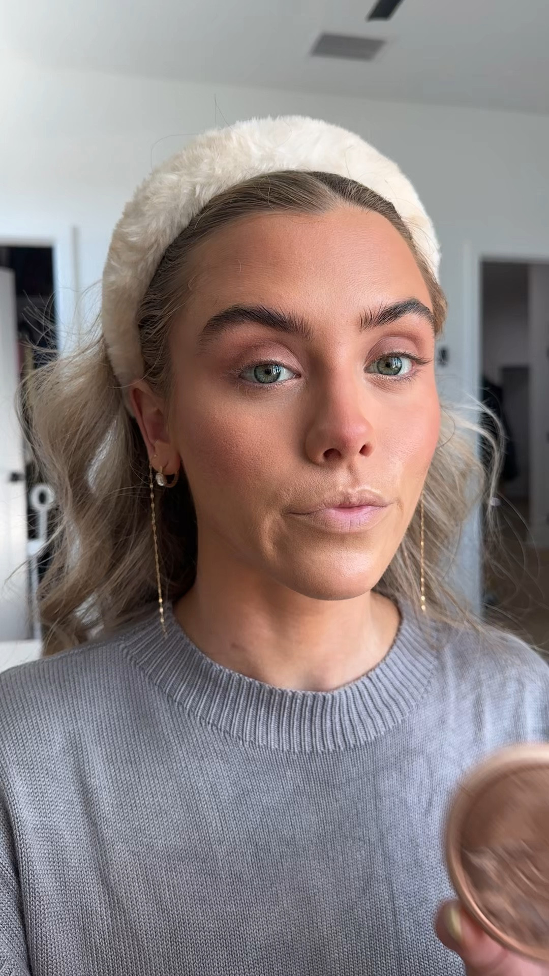 My typical eyeshadow routine is my all time favorite bronzer, Dibs Beauty Baked Bronzer (code SLOANE) shade caramel cappuccino layered with my powder blush. I used the Patrick ta major headlines double take cream and powder blush in she’s seductive! I also like the Haus labs powder blush in hibiscus pink. I also like the Valentino Eye 2 Cheek in shade 4 sweet rebel. The brush I’m using is the Dibs Beauty Eye Brush my code for Dibs is (SLOANE). My other bronzer favorites are the Haus Labs Powder Bronzer in Amber horizon medium or Armani Beauty Luminous Silk Creamy Bronzing Powder in shade 100. You can sub out your powder blush for the Valentino blush. 

If you want a shimmer eyeshadow you can simply add your powder highlight on top. For a specific glitter topper my obsession is the Urban Decay 24/7 Moondust Glitter Eyeshadow in shade space cowboy. I also like the Half Magic Eyeshadow in blushing lizard. | Another quick and easy fool proof eyeshadow routine is using the benefit cosmetics Java blush and a fluffy brush my fav is the Dibs Beauty (code SLOANE) brush. This blush is the perfect eyeshadow shade especially for green and blue eyes. @dibsbeauty  @Sephora 

#LTKselfcare #LTKBeauty #LTKgrwm