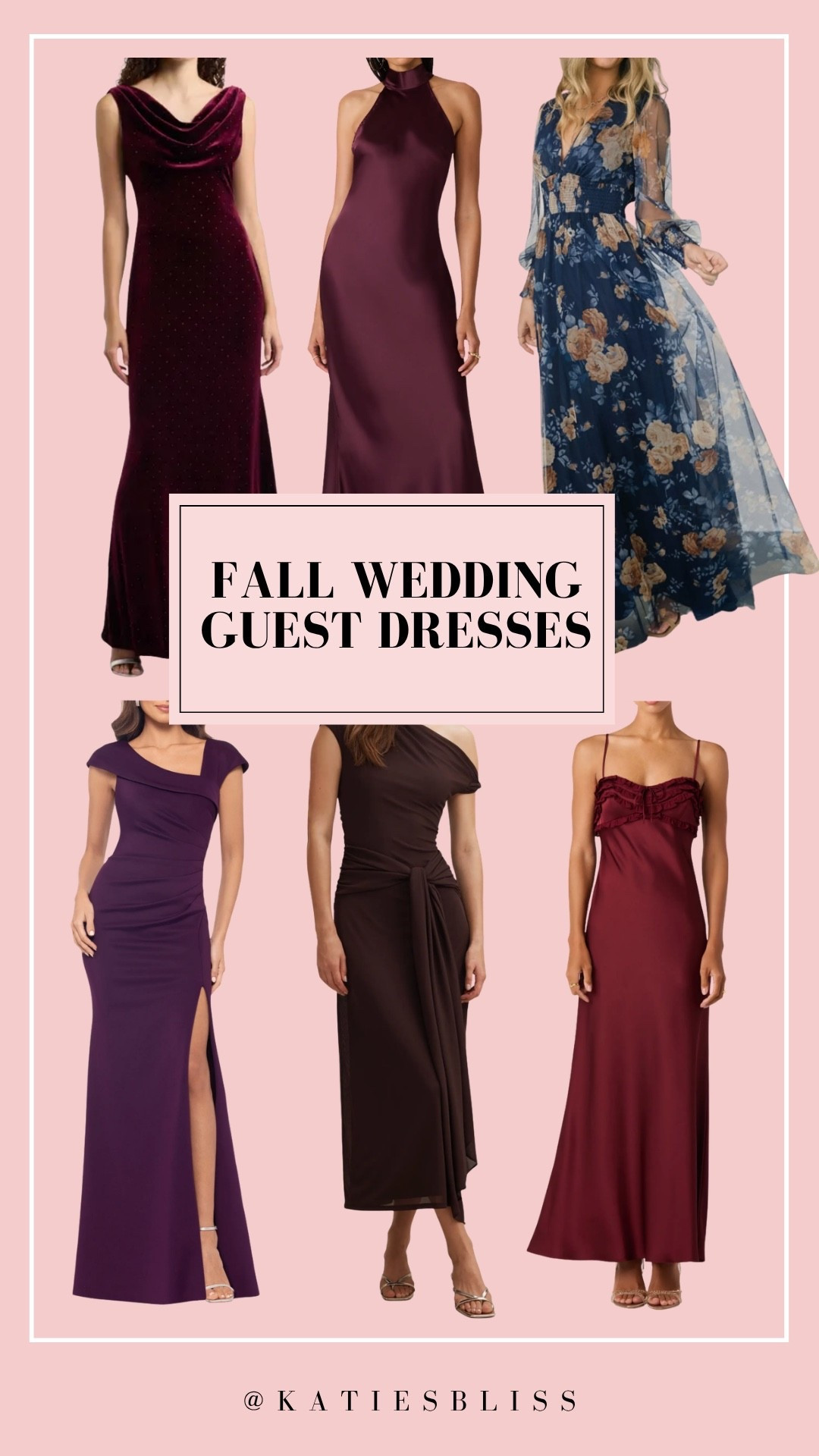Fall wedding guest dresses ❤️

Fall. Autumn. Formal. Black tie. Wedding. Maroon. Burgundy.

#LTKWedding #LTKSeasonal