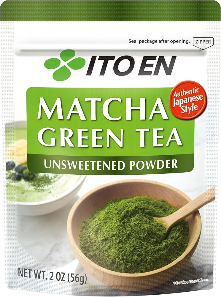 Ito En Matcha Green Tea Japanese Matcha Powder, Unsweetened, 2 Ounce | Amazon (US)