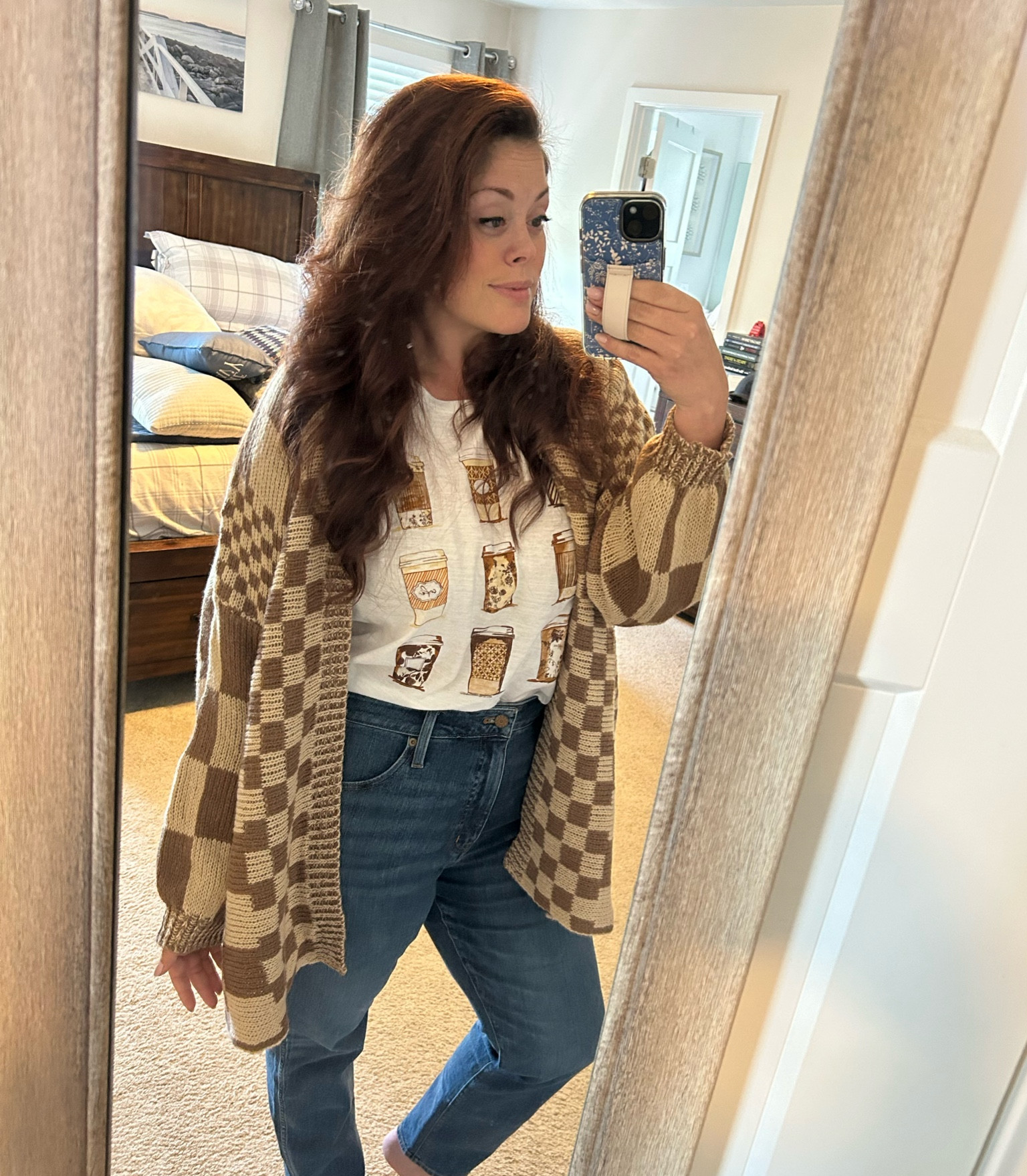 ☕️ To know me, is to know my love of cute coffee tee shirt! Snagged this one on SALE at J.Crew Factory yesterday & I couldn’t want to wear it! 🥰 Paired it with some J.Crew Factory curvy, classic vintage denim and a cozy sweater from Amazon - PERFECT combo for fall! ☕️🍁🧣#jcrew #jcrewfactory #midsizefashion 

#LTKFallSale #LTKMidsize #LTKSeasonal