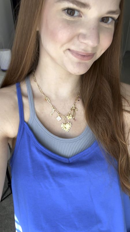 My diy Etsy gold charm necklace! Chunky heart charm necklace! 

#LTKfindsunder50 #LTKstyletip